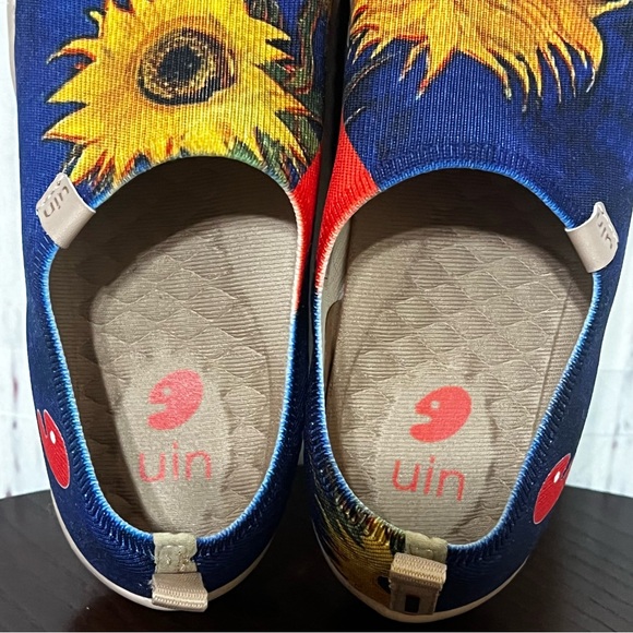 UIN Toledo Sunflower Print Slip-On Unisex Shoes super light and comfortable 7.5 - Picture 11 of 16